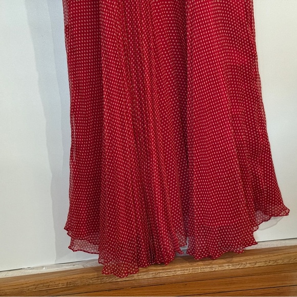 Laundry Shelly Segall Silk Polka Dot Halter Neck Dress - Picture 7 of 11